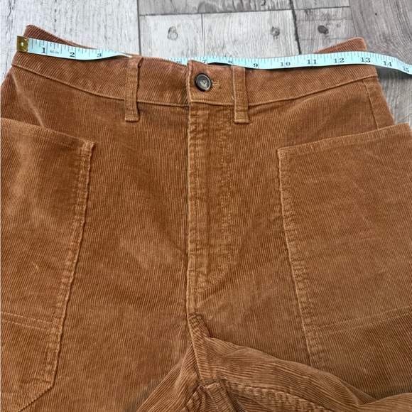 Everlane The Corduroy Gardener Wide-Leg Pant 2 Brown Barrel High Rise Stretch - Picture 7 of 10